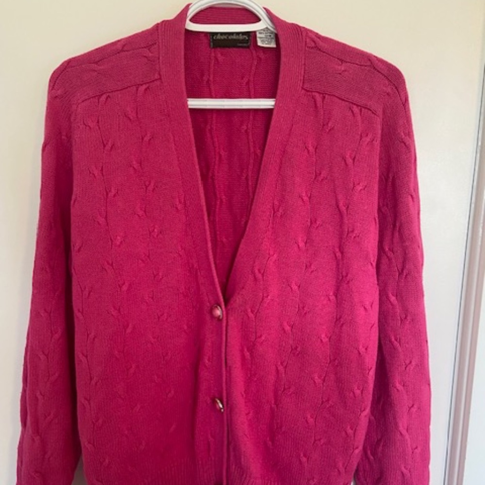 🔥Vintage Chocolates 100% Cotton Cardigan - Size M